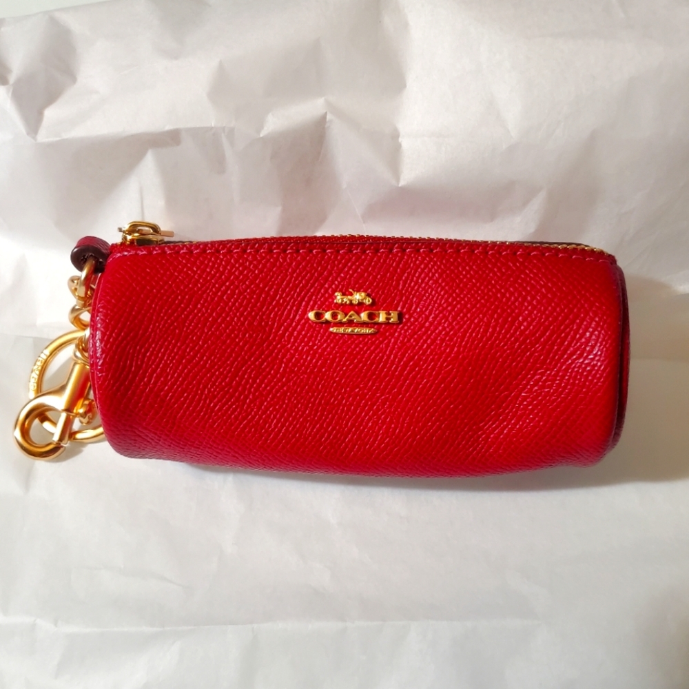 Coach Zip Duffle Key Chain